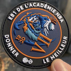 Écusson en caoutchouc avec logo personnalisé, décoration de chapeau en PVC, étiquette de vêtement, adhésif, scellé, étiquette brodée à coudre, badge, silicone 3D gaufré - Product Image 5