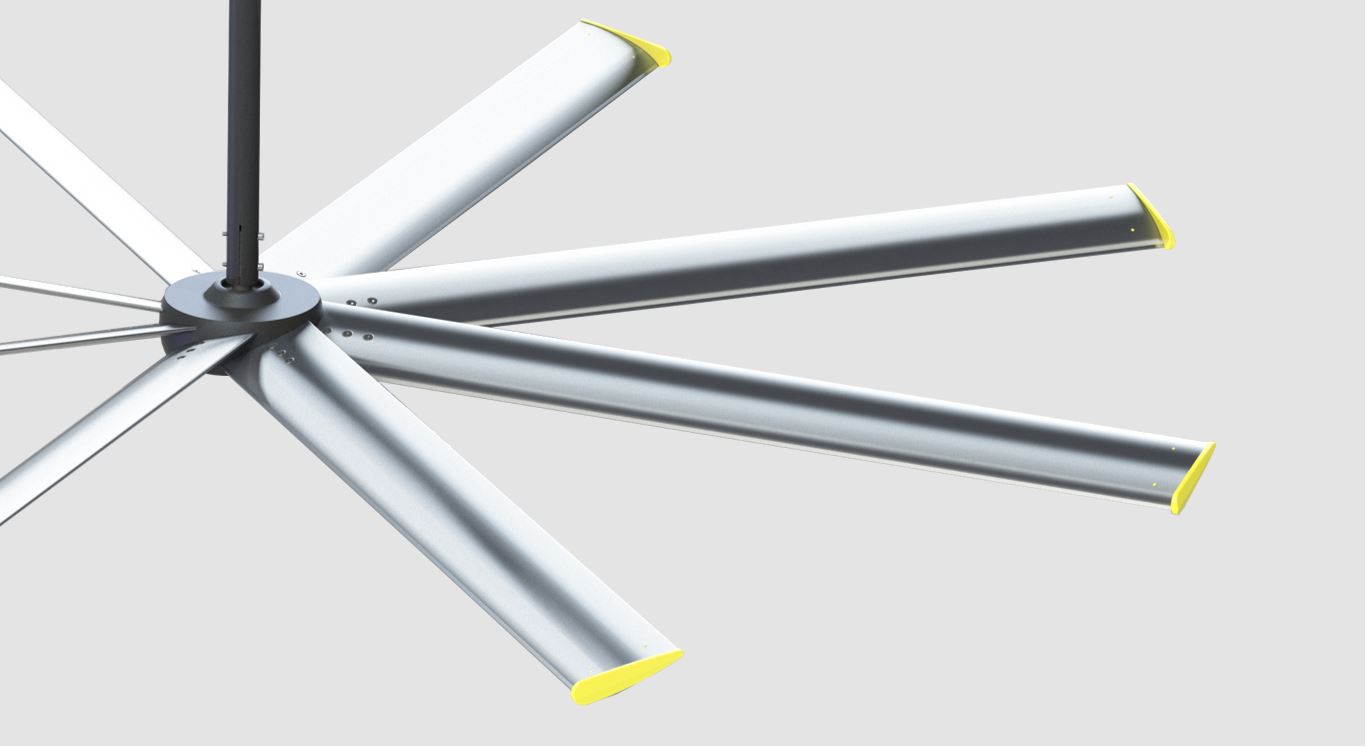 2021全新节能10ft 8 pcs铝扇叶hvls工业大吊扇 - buy hvls fan,big