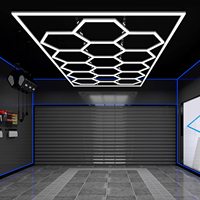 Plafonnier LED à économie d'énergie facile à installer Plafonnier Vente directe d'usine Led Hexagone Lumière commerciale