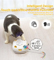 Jouets électriques pour chats, jouet automatique à plumes de papillon électrique pour chat, jouet interactif pour chat d'intérieur