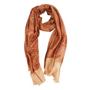 Soft Polyester Kashmiri Weaved <b>Shawl</b> with Fine Woven Texture Elegant Long Wrap for <b>Women</b> Suitable for Winter Wear Office Outfits - Product Image 2
