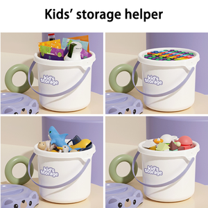 Đồ Chơi Trẻ Em Lưu Trữ Hộp <span class=keywords><strong>PP</strong></span> Nắp 3L Công Suất Xử Lý Cho Búp Bê Xây Dựng Khối Nhựa Lưu Niệm Món Quà Snack Xô - Product Image 3