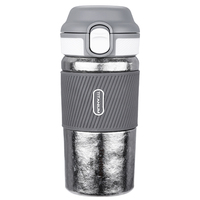 Gobelet à café en titane ultraléger de 12 oz à double paroi avec isolation sous vide et couvercle pour la course à pied, le cyclisme et la randonnée