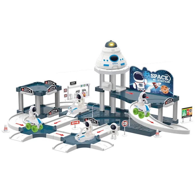 JACKOTOYS космическая парковочная площадка, сборная игрушка для детей, Обучающие игрушки, парковочная игрушка