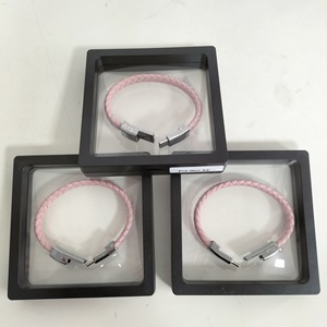 Creative Leather <b>Braided</b> Charging Cable Type C Fast Charge For Mobile Phones - Product Image 4