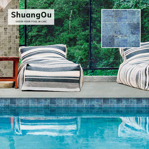 Foshan Fábrica <span class=keywords><strong>Venta</strong></span> Directa Mosaico de azulejos para piscina al aire libre Patio Cubierta Paisajismo Toscana baldosas de cerámi - Product Image 2