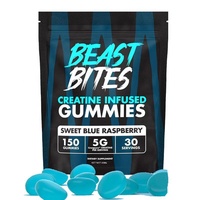 SWOOT Créatine Monohydrate Gommes pour une Croissance Musculaire Rapide, Énergie Boostante, Pré-Entraînement, Complément Sportif 10-19g Protéines pour Adultes 150