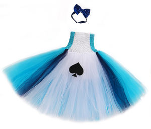 Robe <span class=keywords><strong>Alice</strong></span> pour Halloween Enfants <span class=keywords><strong>Pays</strong></span> <span class=keywords><strong>des</strong></span> <span class=keywords><strong>Merveilles</strong></span> <span class=keywords><strong>Alice</strong></span> Carnaval Robe Longue pour Fille Cosplay Tv & Movie Costumes - Product Image 4