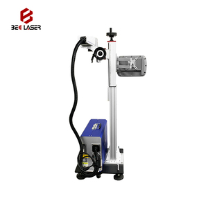 Flying Fiber <b>Laser</b> Marking <b>Machine</b> Online Engraver for Production Line Date Serial Number - Product Image 4
