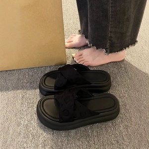 High Quality Embossed <b>Slipper</b> Luxury Sandals Fashion Pve Magic Sticker Unisex Fashion <b>Slippers</b> for Women - Product Image 3