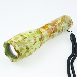 Linterna LED de camuflaje DaskFire T6 L2 con zoom telescópico, linterna recargable 18650 - Product Image 1