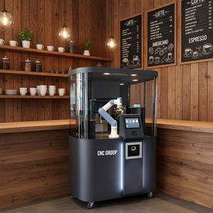 High-end Intelligent Coffee Robot Barista Vending <b>Machine</b> with Automatic Ice Coffee Kiosk Touch Screen Payment - Product Image 1