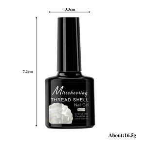 طلاء أظافر شبه دائم من هلام البناء طلاء بلمعان شل مجاني - Product Image 6
