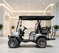 Voitures de golf électriques tout-terrain robustes pour 4 passagers, mini-voitures de golf pour utilisation à la ferme