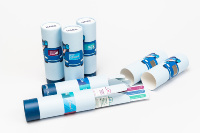 Kunden spezifische Stift verpackung Papier röhre mit Fenster Runde Papp verpackung Stift box