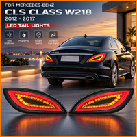 Pour Mercedes-Benz CLS W218 : Ensemble de feux arrière à LED 2012-2017, clignotants séquentiels dynamiques, feux de position et yeux de démon