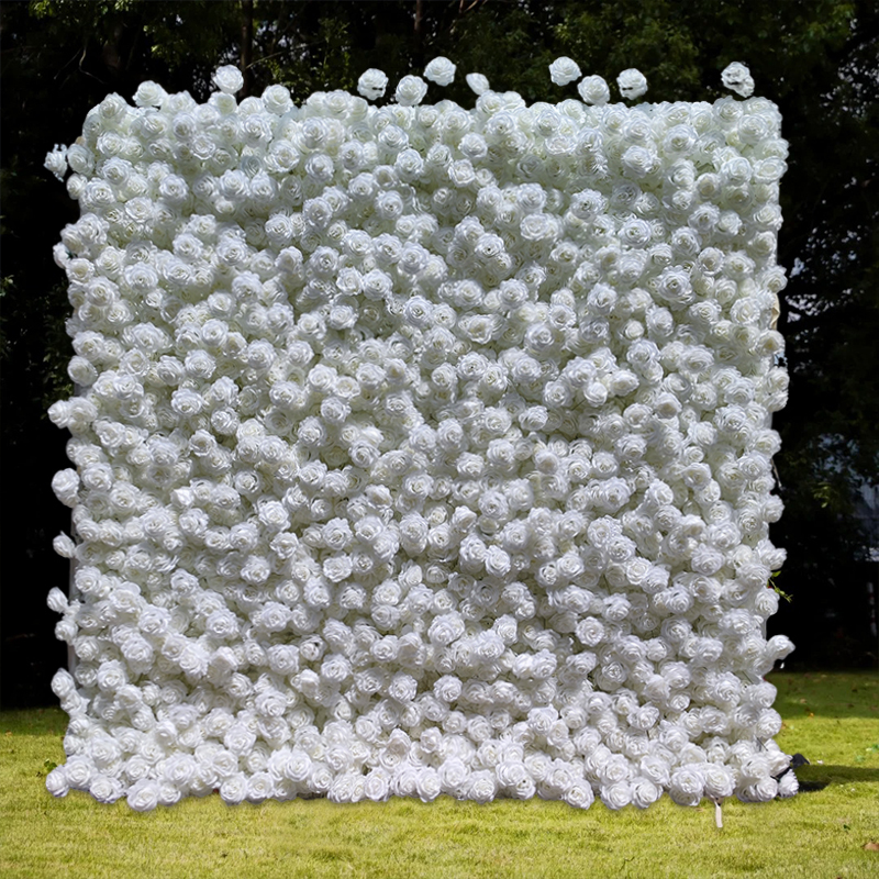 8x8FT Flower Wall Wedding Decoration Artificial