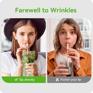 Pajitas de Silicona Antiarrugas para Vasos Stanley de 20/30/40 OZ, Reutilizables, Suaves, Aptas para el Contacto con los Labios, Pajitas Largas de Silicona Sin Arrugas - Product Image 3