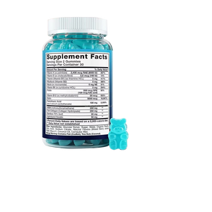 OEM ODM biotina capsule Logo personalizzato unghie per capelli integratore di ingrossamento <span class=keywords><strong>del</strong></span> <span class=keywords><strong>seno</strong></span> vitamina C Gluta Gummies per lo sbiancamento della pelle - Product Image 6