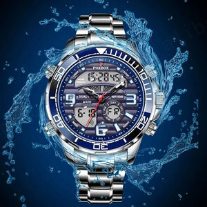 Reloj LIGE de Lujo para Hombre, Marca de Primera Calidad, Totalmente de Acero, Cuarzo, Resistente al Agua, Luminoso, Cronógrafo - Product Image 4