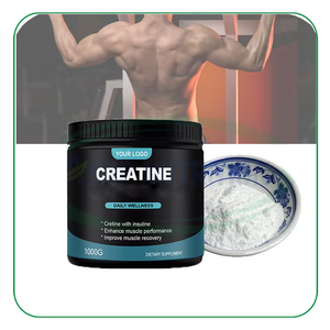 Bubuk Creatine Monohydrate OEM, Suplemen Nutrisi Rambut Creatina Pra-Latihan, Creatine Monohydrate untuk Label Pribadi - Product Image 1