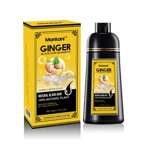 Premium 5 Minutes Black Hair Shampoo wholesale Natural Permanent Ginger Hair Dye Shampoo