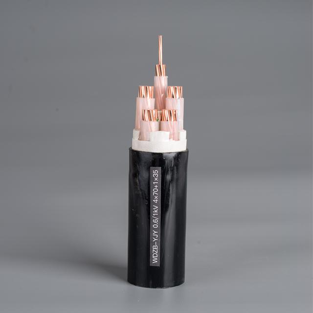 Low smoke and halogen-free fire-resistant shielding control flexible cable