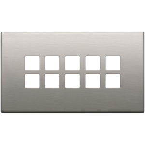 5Mx10 BS Flat Brushed Nickel <b>Plate</b> 16.5x9.5x1.4 Wall <b>Switch</b> Cover - Product Image 1