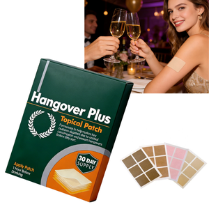 Patch transdermique populaire pour prévenir les maux de tête, hypoallergénique, détoxifiant, vitamines, ingrédients naturels, sans latex, facile à utiliser - Product Image 1