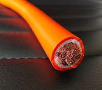 Orange Schwarz 16 mm2 25 mm2 35 mm2 50 mm2 70 mm2 Super flexibles Schweiß kabel