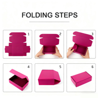 Boîtes postales personnalisées avec logo et taille sur mesure, boîtes d'expédition avec insert pour journal, carnet, boîte d'expédition