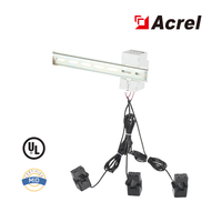 Compteur d'énergie triphasé MID Acrel ADL400N/D24 pour système photovoltaïque distribué, surveillance de la puissance, précision de classe B, entrée 200A
