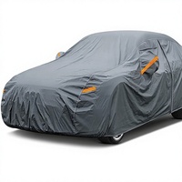 Housse de voiture en vinyle imperméable 16 couches, résistante, avec protection UV à 100 %, adaptée à toutes les saisons, universelle pour berlines et modèles de luxe