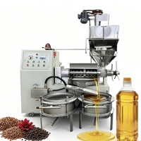 Presse à huile entièrement automatique pour arachides et graines de soja avec alimentation intégrée