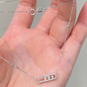 Conjunto de Joyería Fina Aazuo, Oro Sólido de 18K, Diamante Natural de 0.26ct, Pulsera y Collar de Hada, Gran Venta, Regalo para Mujer, Cumpleaños, Fiesta, Boda - Product Image 5