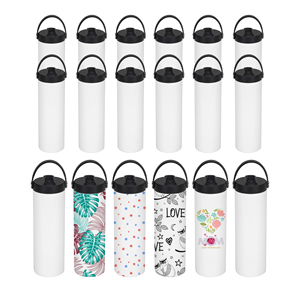 Sublimation Blanks Tumblers 20oz Sublimation Blank Sports Water Bottle with Straw Lid Sublimation Tumblers - Product Image 6