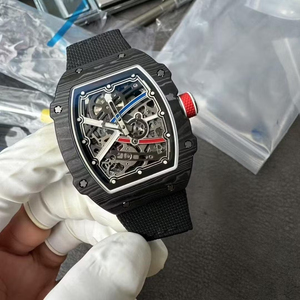 Mechanical <b>Watches</b> Mens <b>Watch</b> RM 67-02 Carbon Material Ultra Thin Fashion Style Luxury Automatic <b>Watch</b> for Men High Quality - Product Image 2