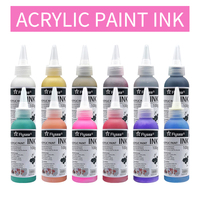 Flysea — encre acrylique à base d'eau pour peinture, 12 couleurs, peinture pour stylos marqueurs, stylo de dessin