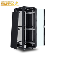 Armoire de serveur sur pied 36U de 19 pouces avec porte en maille et gestion des câbles pour centre de données, réseau et équipement informatique