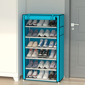 Armoire de rangement en tissu non tissé personnalisée, multi-niveaux, anti-poussière, pour chaussures, facile à assembler - Product Image 3