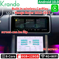 Autoradio DVD rotatif Krando 12,3 pouces pour Land Rover Range Rover Sport Vogue L405 2013+ Vente en gros Moniteur CarPlay sans fil