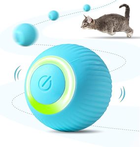 Luxury Smart Interactive Cat <b>Ball</b> Toy with <b>LED</b> Lights Rechargeable & Eco-Friendly Automatic Rolling <b>Ball</b> for Indoor Use - Product Image 1