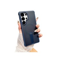 Étui de téléphone avec béquille magnétique intégrée pour Samsung S26 Ultra S25 Plus, finition mate, respectueux de la peau, antichoc, protection intégrale