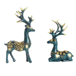 Car interior accessories decoration Safe voyage deer decoration car high-end personality creative cute car accessories