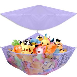 Wall Hanging Mia Weaver Organizer Great Gift for Boys and Girls Bath Mesh Net Stuffed Animal Toy Hammock - Product Image 1