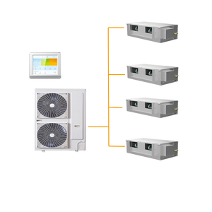 Inversor de uso comercial <span class=keywords><strong>Cassette</strong></span> de techo Aire acondicionado 300000btu Calefacción y refrigeración para oficina - Product Image 3