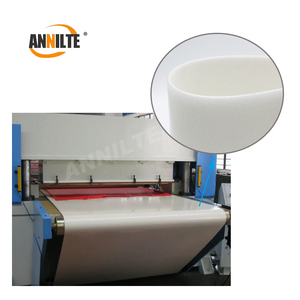 Annilte Kesim Makinesi Bandı Beyaz Şeffaf PU Düz Kumaş Kesim Konveyör Bandı Kesici / Kesim Sistemi için - Product Image 1