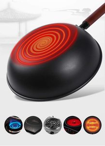 Juego de sartenes <span class=keywords><strong>Wok</strong></span> antiadherentes de 3 piezas y ollas de sartén de cocina para cocinas - Product Image 6