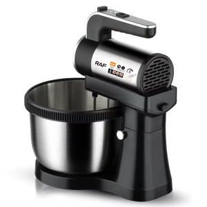 Batteur sur socle électrique 2-en-1 avec bol mélangeur en acier inoxydable - Product Image 2