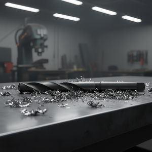 Fervi Tapered Shank Twist <b>Drill</b> <b>Bit</b> 10mm High Speed Steel For Metal Drilling - Product Image 3